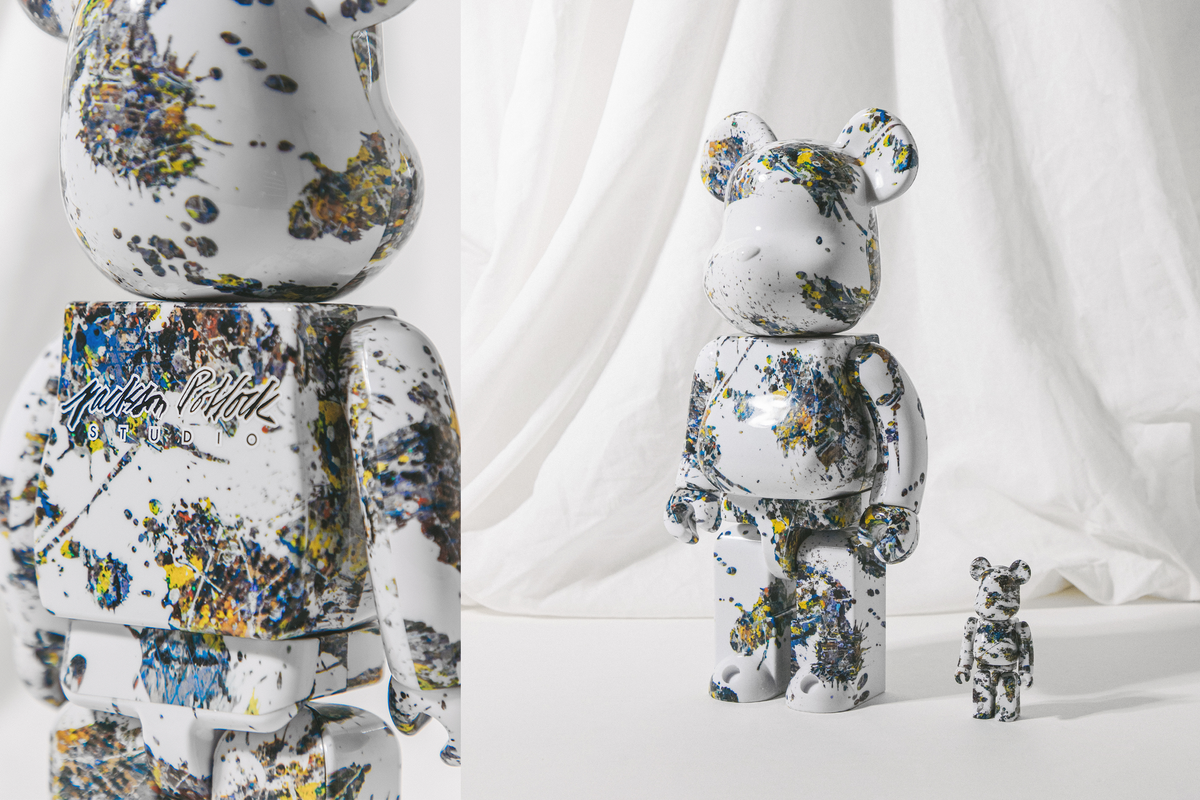 MEDICOM TOY'S BE@RBRICK AND ITS HOMAGE TO VISUAL ARTISTS: JACKSON POLLOCK