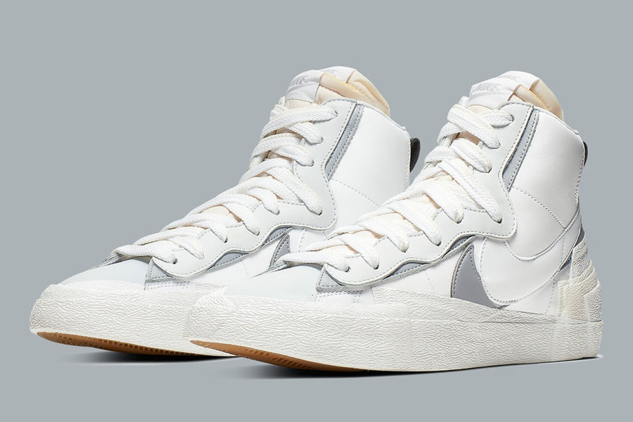 JUICE HOLIDAY GIVEAWAY Day 5 -  Sacai x Nike Mid Blazer "White/Wolf Grey"