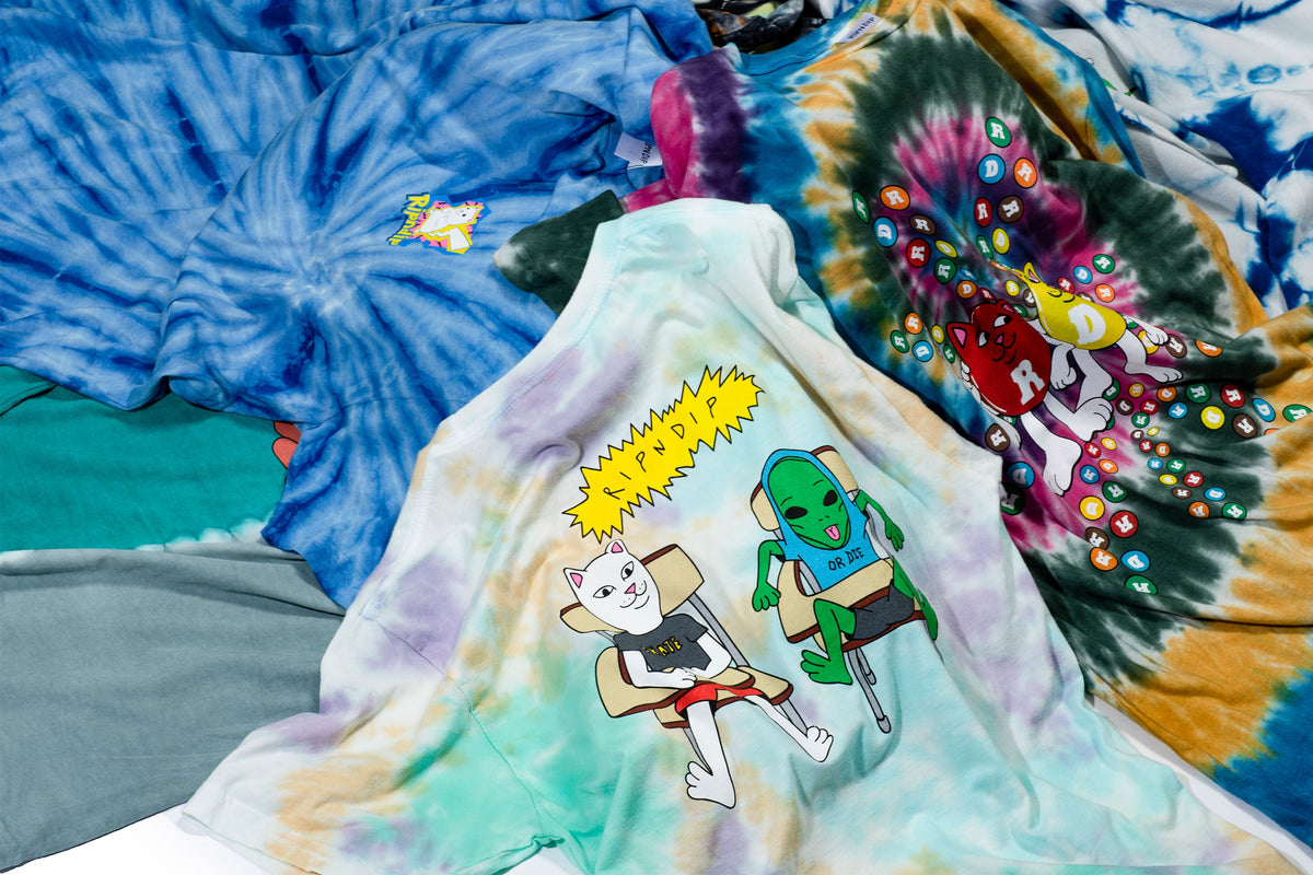 RIPNDIP fall winter 2020 tie-dye t-shirts