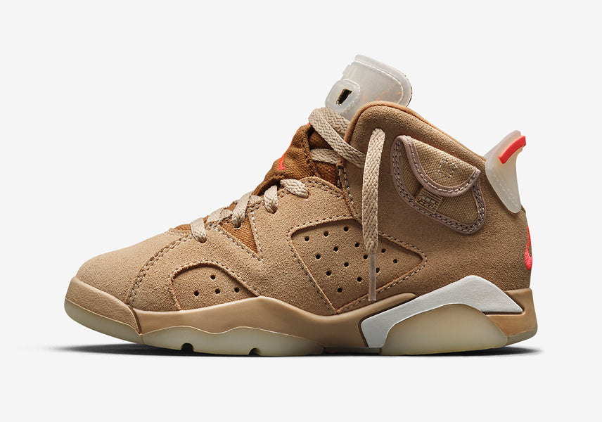 RAFFLE: TRAVIS SCOTT x AIR JORDAN 6 "BRITISH KHAKI" (PS)