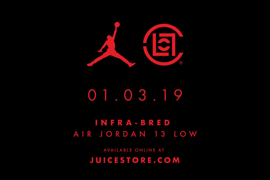 CLOT's Air Jordan XIII Low "INFRA-BRED" Will Be Available Online