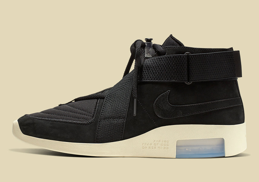 Raffle: Nike Air Fear of God Raid "Black/Black Fossil"