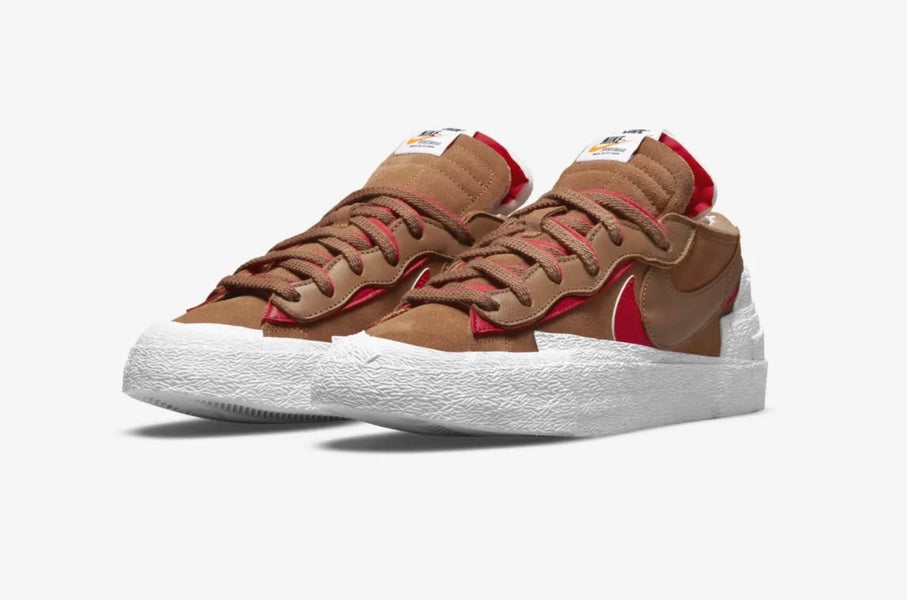 RAFFLE: SACAI x NIKE BLAZER LOW "BRITISH TAN"