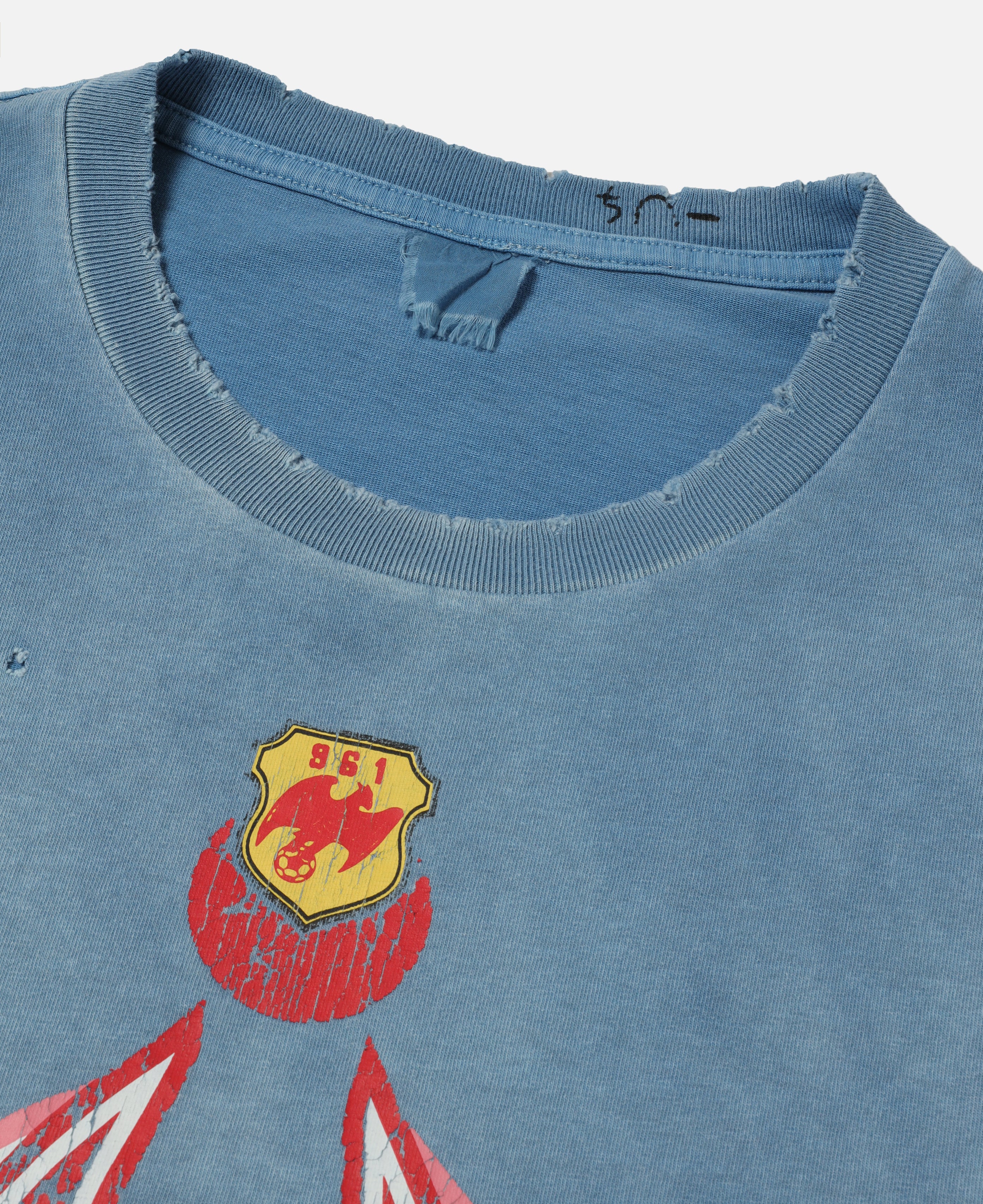 Samurai Blue Long-Sleeve T-Shirt (Blue)