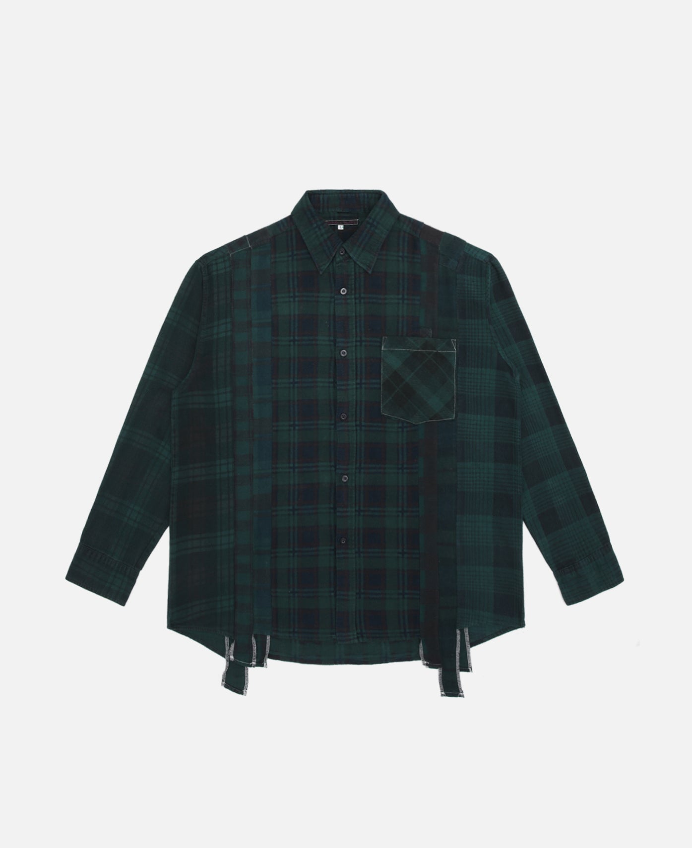 Rebuild By Needles 7 Cuts Flannel Shirt (Green)