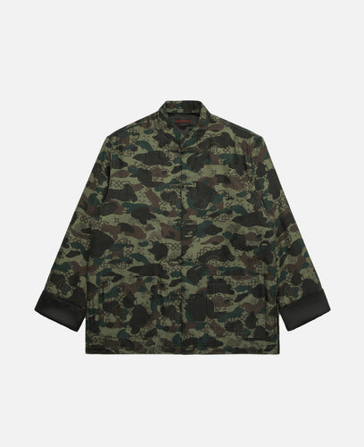 CLOT x BAPE® Chinese Silk Padded Jacket (Green)