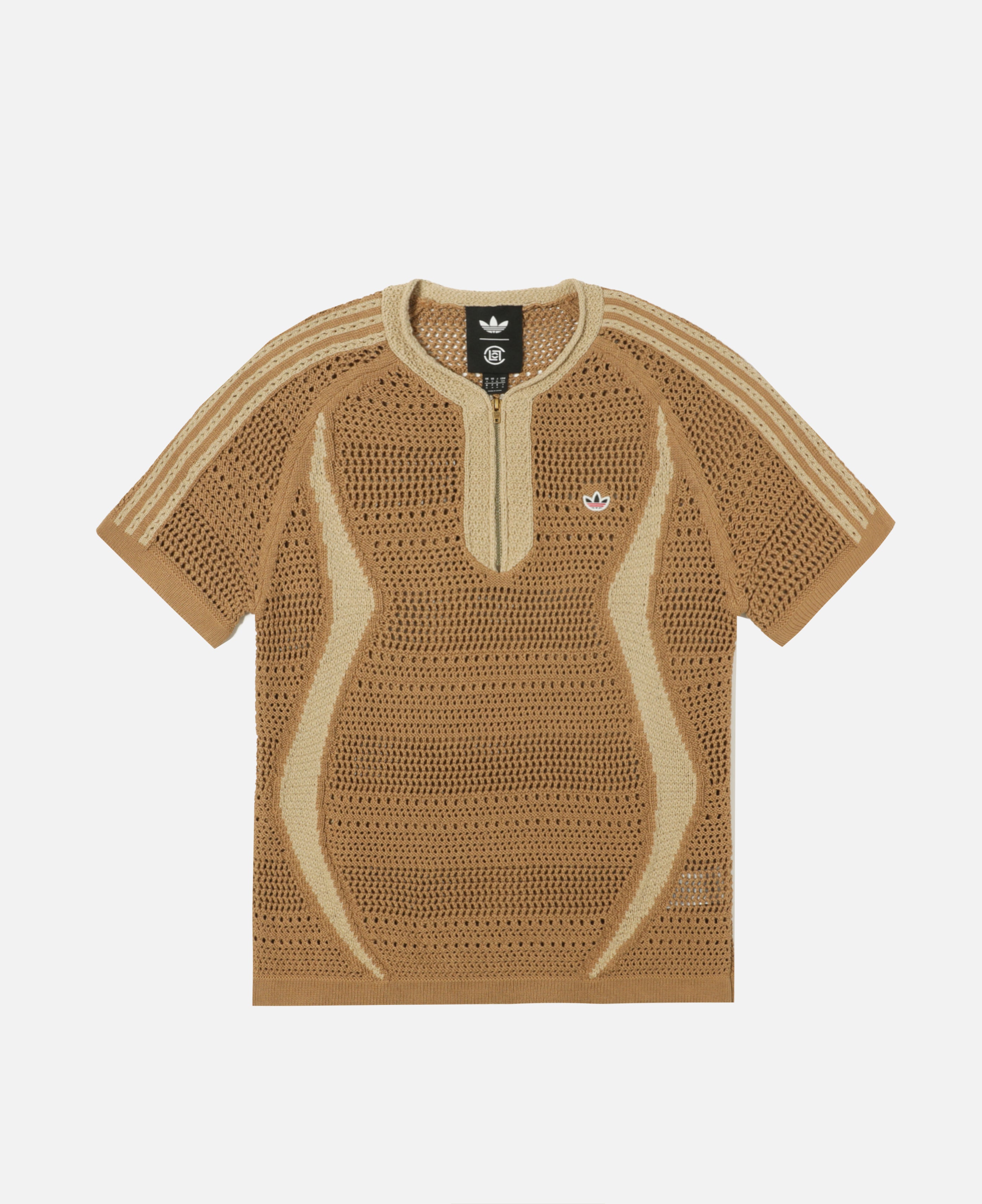 Clot Knit Jersey (Brown)