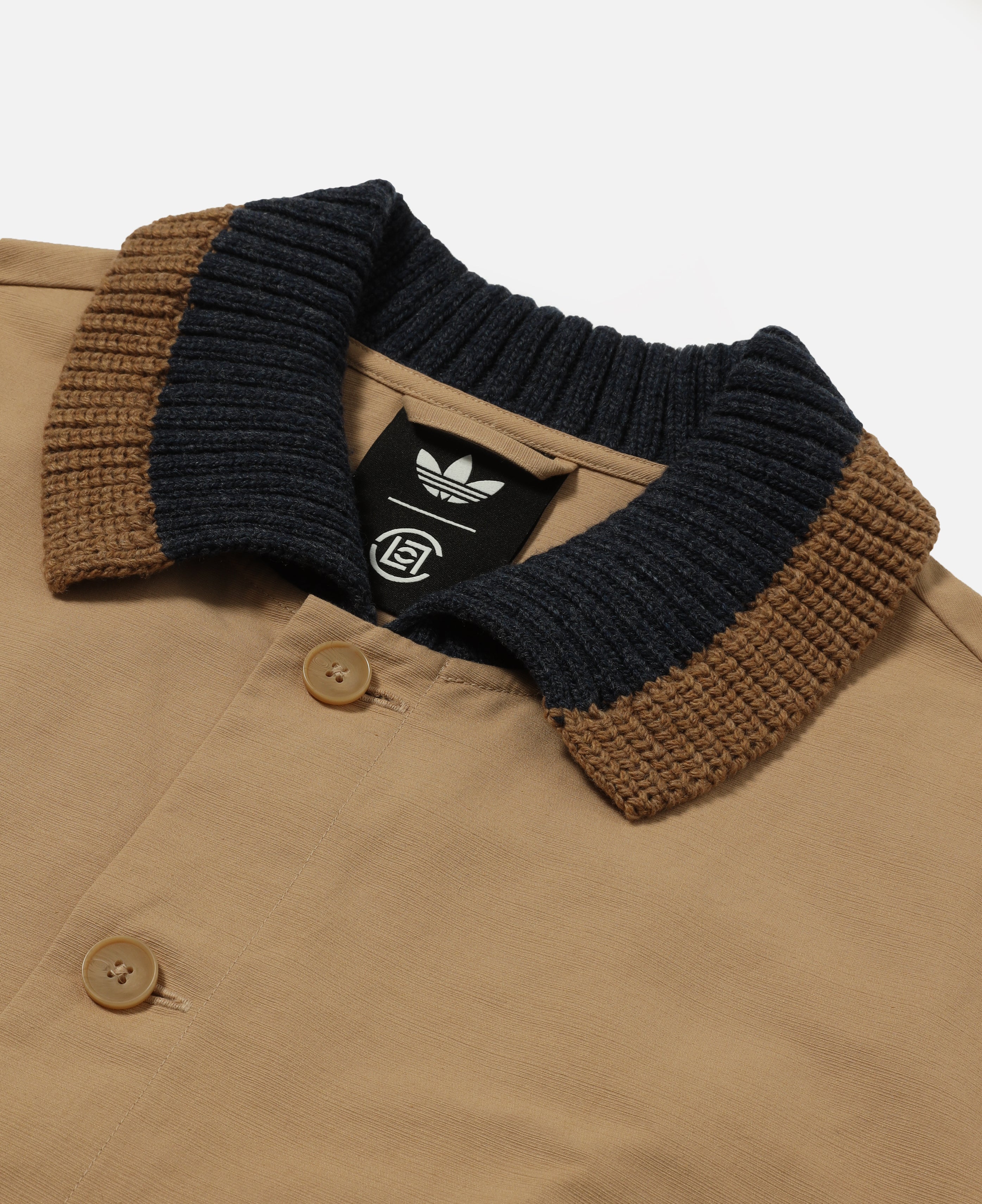 Clot Refined Utility Short Sleeve Shirt (Khaki)