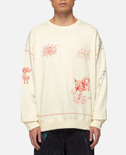Unisex Shine Mushroom Sweatshirt (White)