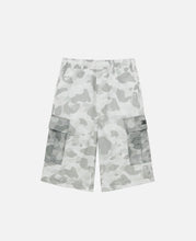 Camo Detachable Relaxed Fit Cargo Pants (Grey)