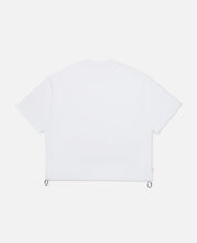 Enbroidery T-Shirt With Drawstrings 002 (White)