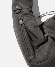 Padded Vintage Cotton System Bag Large (Black)