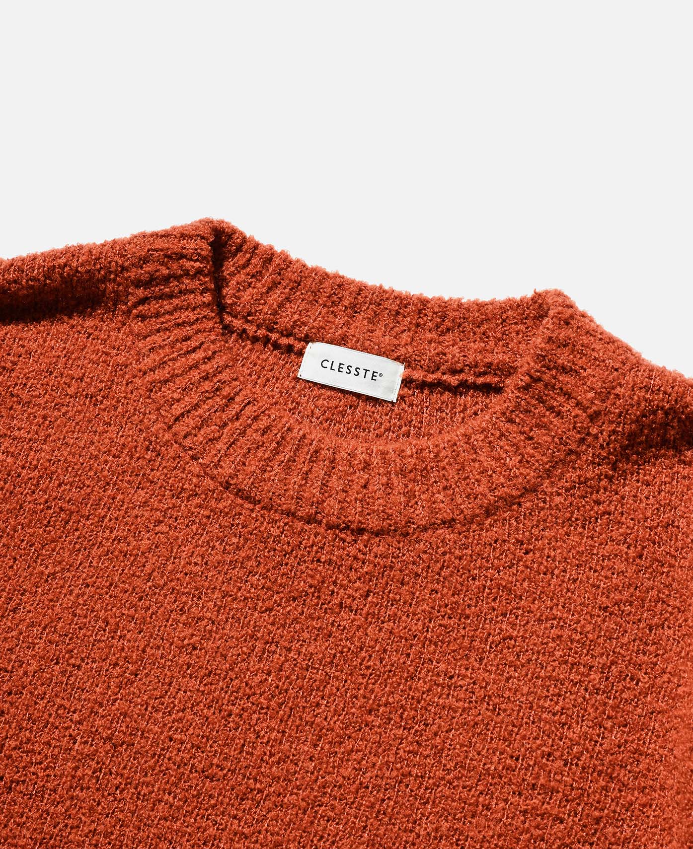 Slub Pile Knit Pullover (Brown)