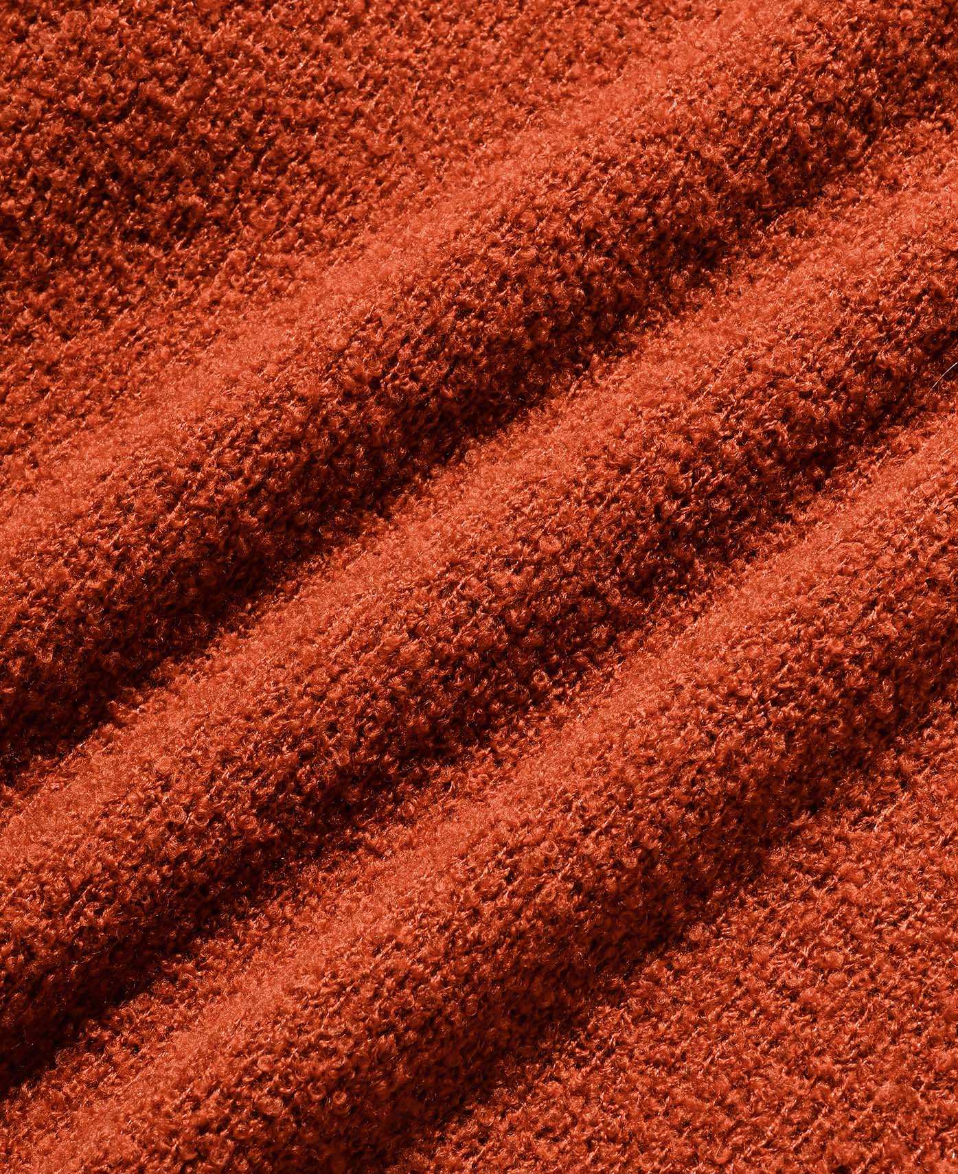 Slub Pile Knit Pullover (Brown)