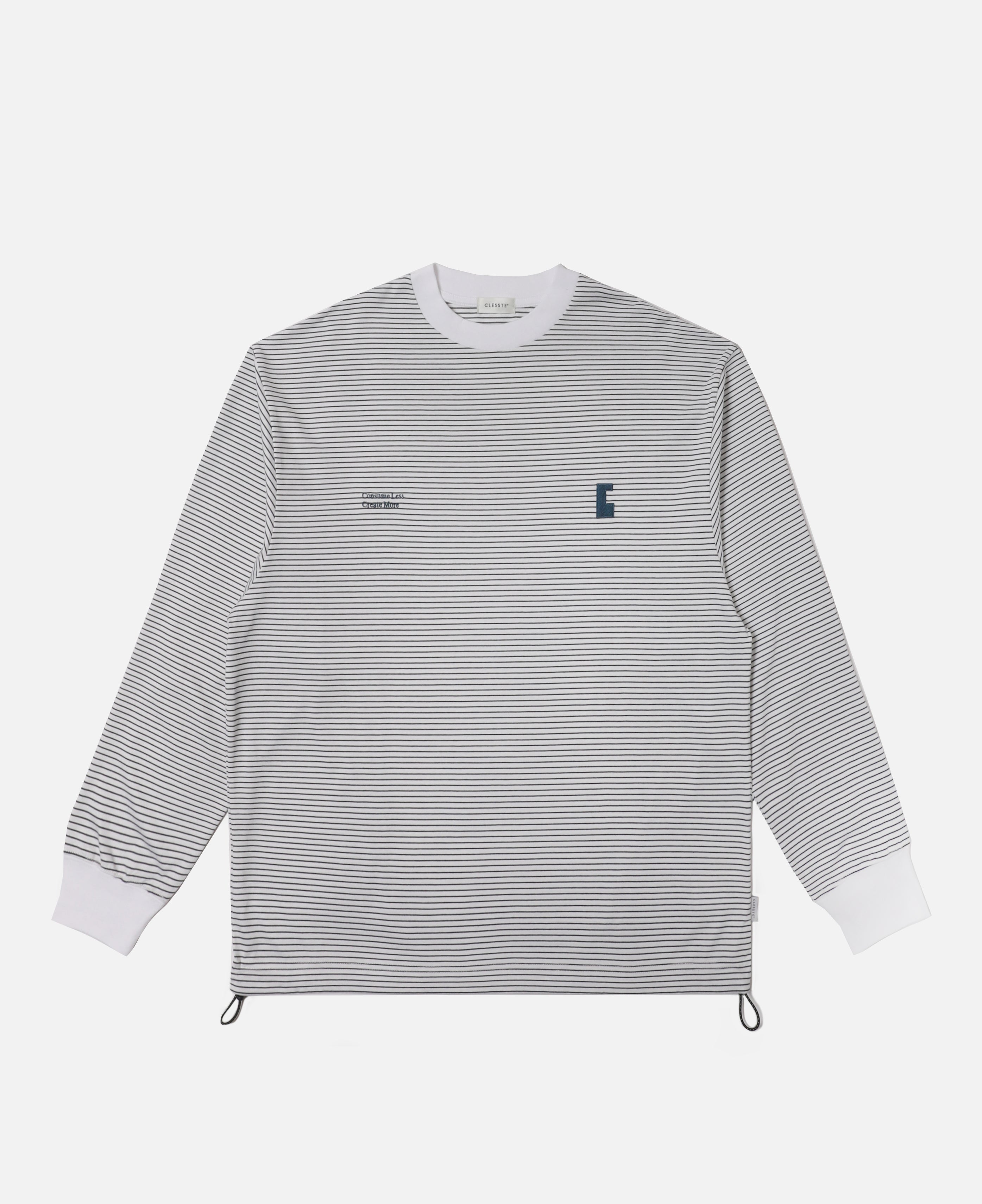 C X Concept Striped L/S T-Shirt (White)