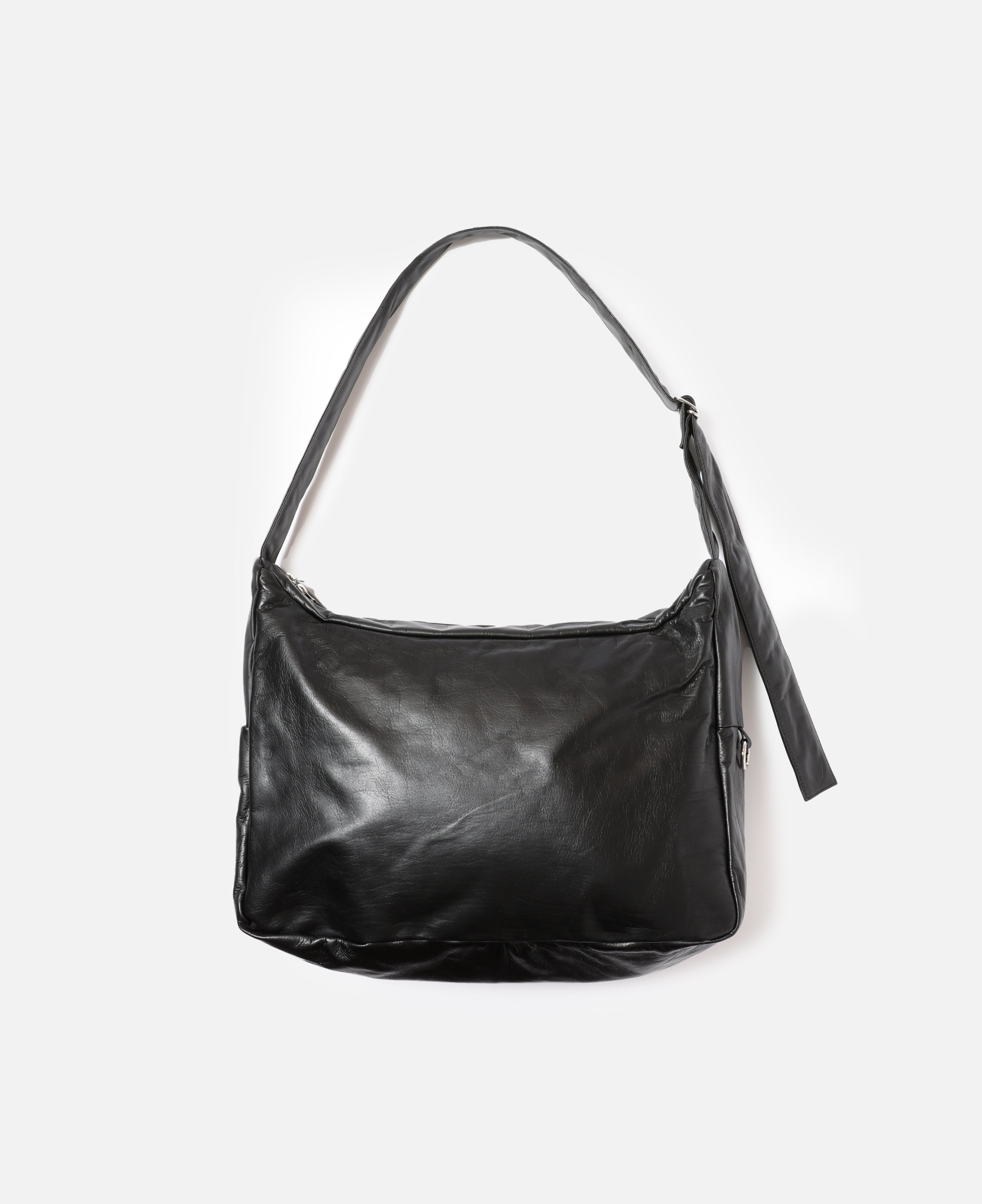 Leather Holiday Bag Large (Black)