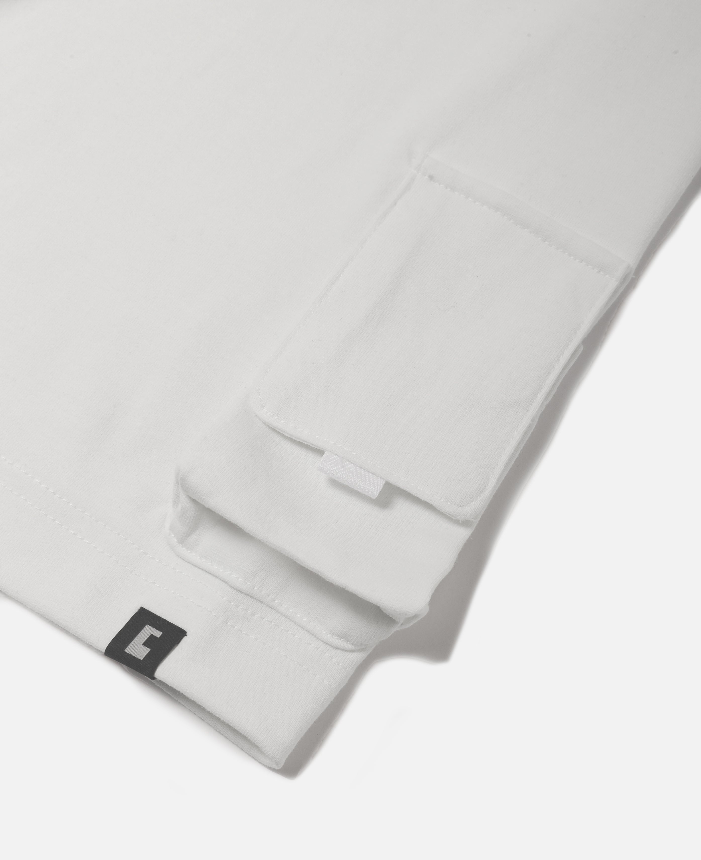 Multi Pocket T-Shirt (White)