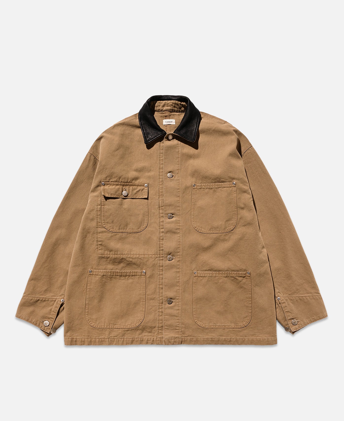 Vintage Dyed City Utility Coat (Beige)