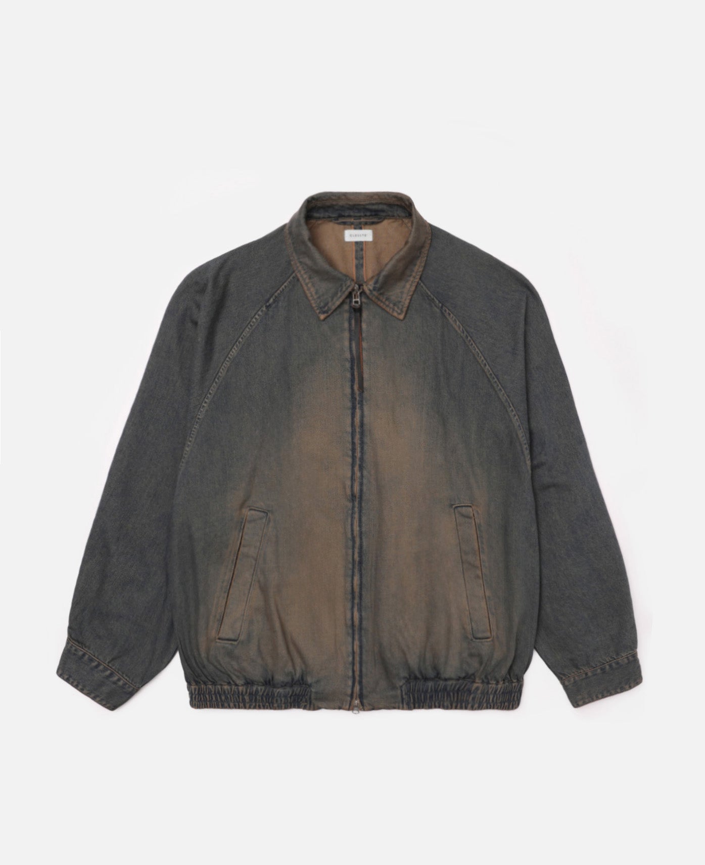 Vintage Dyed Selvedge Denim City Utility Jacket (Beige)