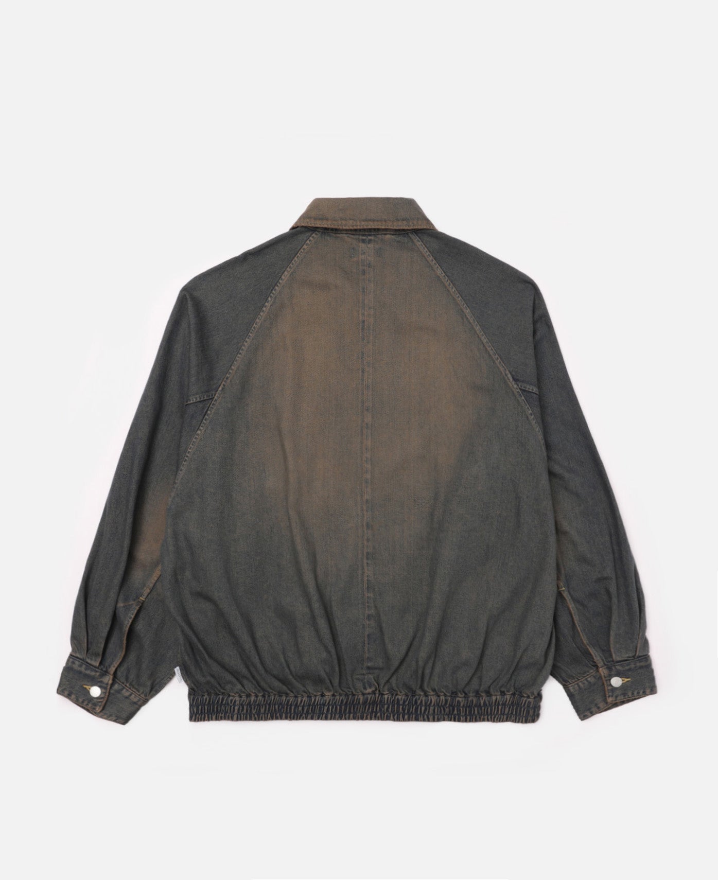 Vintage Dyed Selvedge Denim City Utility Jacket (Beige)