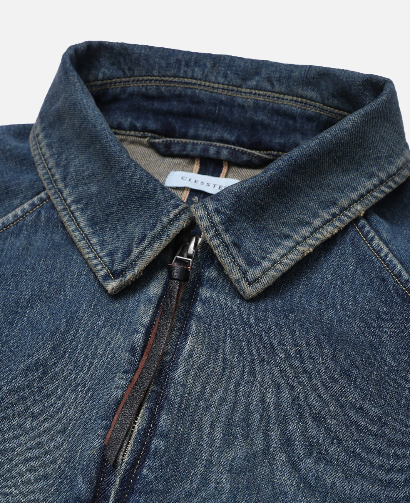 Vintage Dyed Selvedge Denim City Utility Jacket (Indigo)