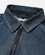 Vintage Dyed Selvedge Denim City Utility Jacket (Indigo)