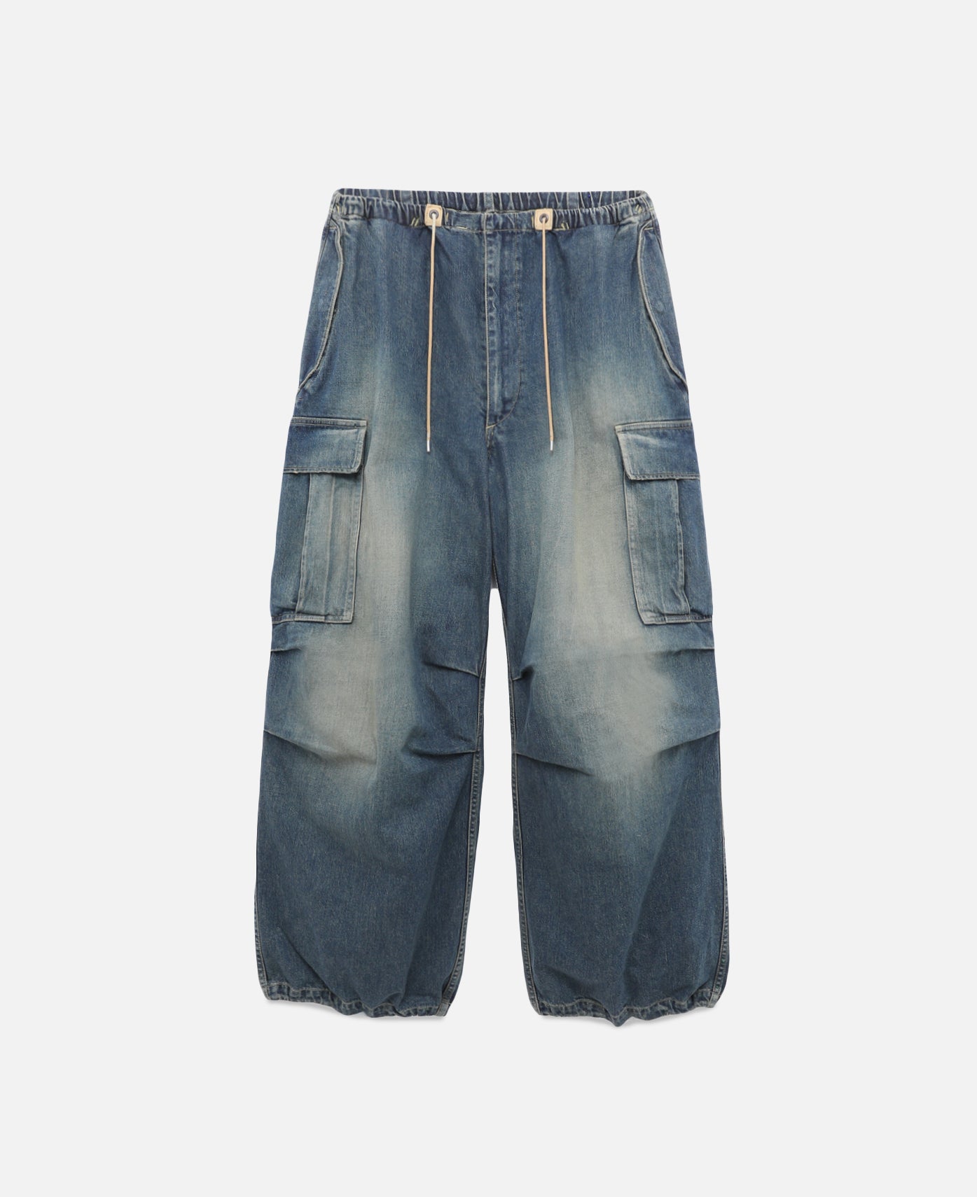 Vintage Dyed Selvedge Denim M-51 Arctic Trousers (Blue)