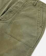 Vintage Effect Baker Pants (Olive)