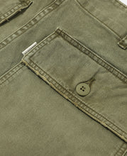 Vintage Effect Baker Pants (Olive)