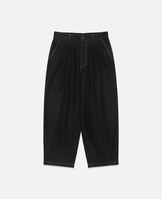 Cable Stitching Pants (Black)