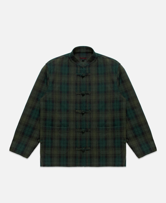 Checked Jacquard Shirt (Green)