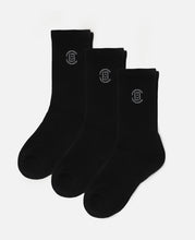 CLOT Jacquard Logo Socks (Black)
