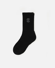 CLOT Jacquard Logo Socks (Black)