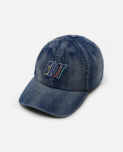 Color Logo Denim Cap (Blue)