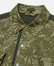 Cotton Printed Ripple Shirt (Green)