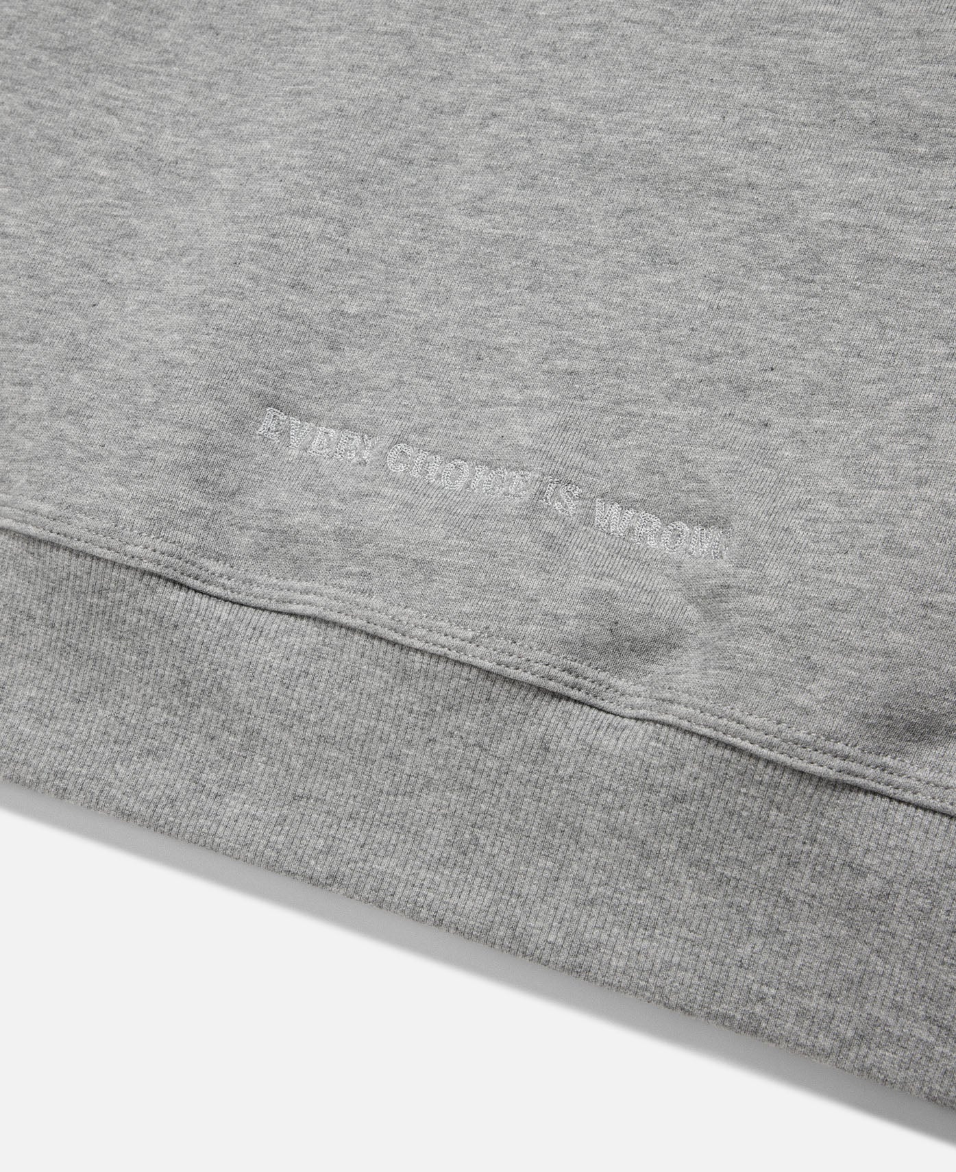 Elbow Patch Crewneck (Grey)
