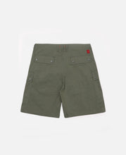 Embroidery Cargo Shorts (Olive)