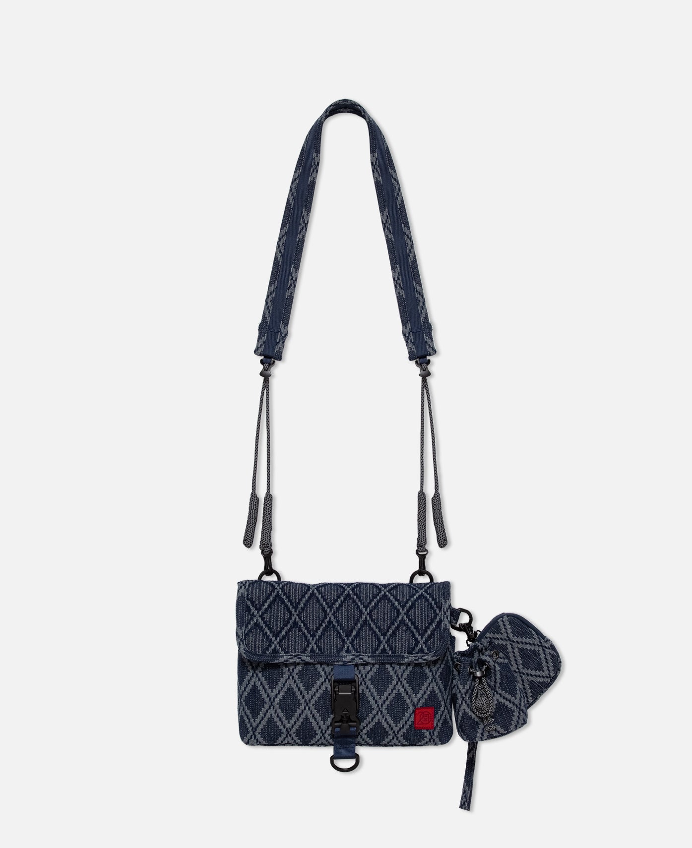 Multi Pouch Crossbody Bag (Navy)