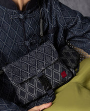 Multi Pouch Crossbody Bag (Navy)