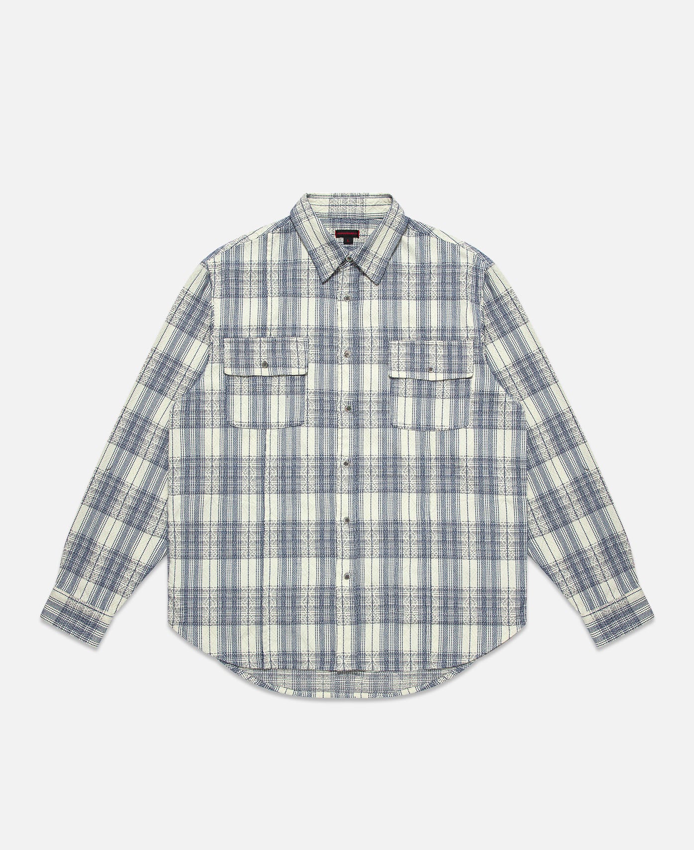 Patch Pockets Shirt (Blue)