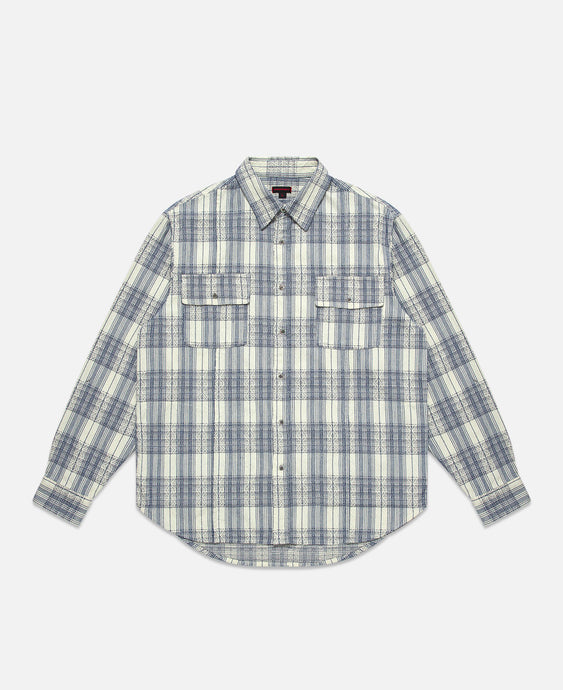 Patch Pockets Shirt (Blue)