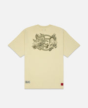 Path Never Taken Heavy Washed T-Shirt (Beige)