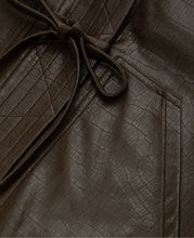 Leather Kimono (Brown)
