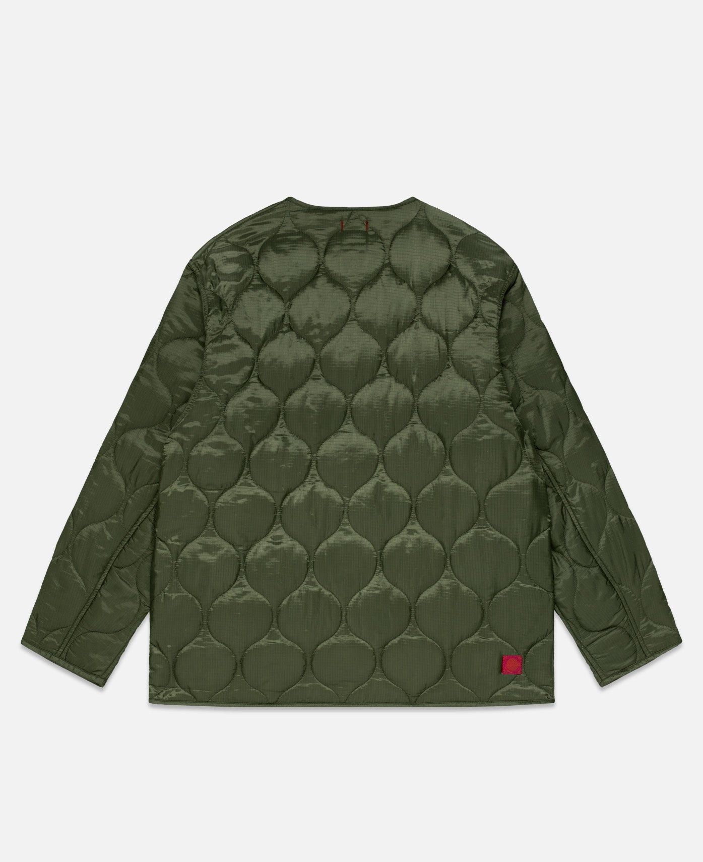 Quilted Chinese Jacket (Olive)