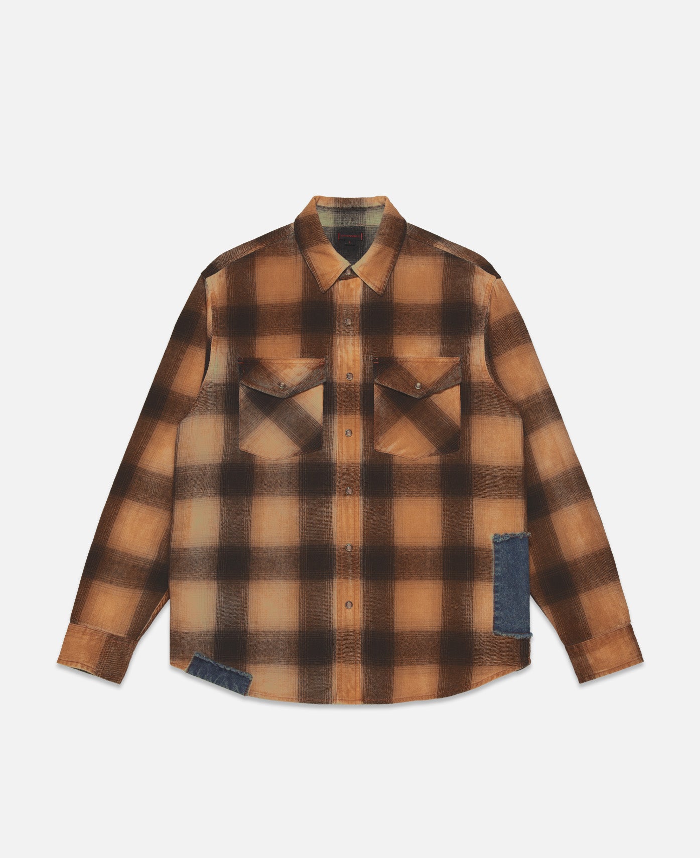 Vintage Washed Shirt (Orange)