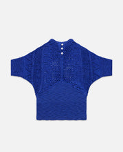 Women's Knitted Top (Blue)