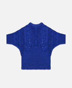 Women's Knitted Top (Blue)