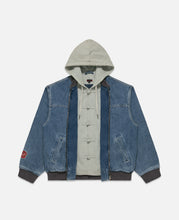 Worker Hooded Jacket (Blue)