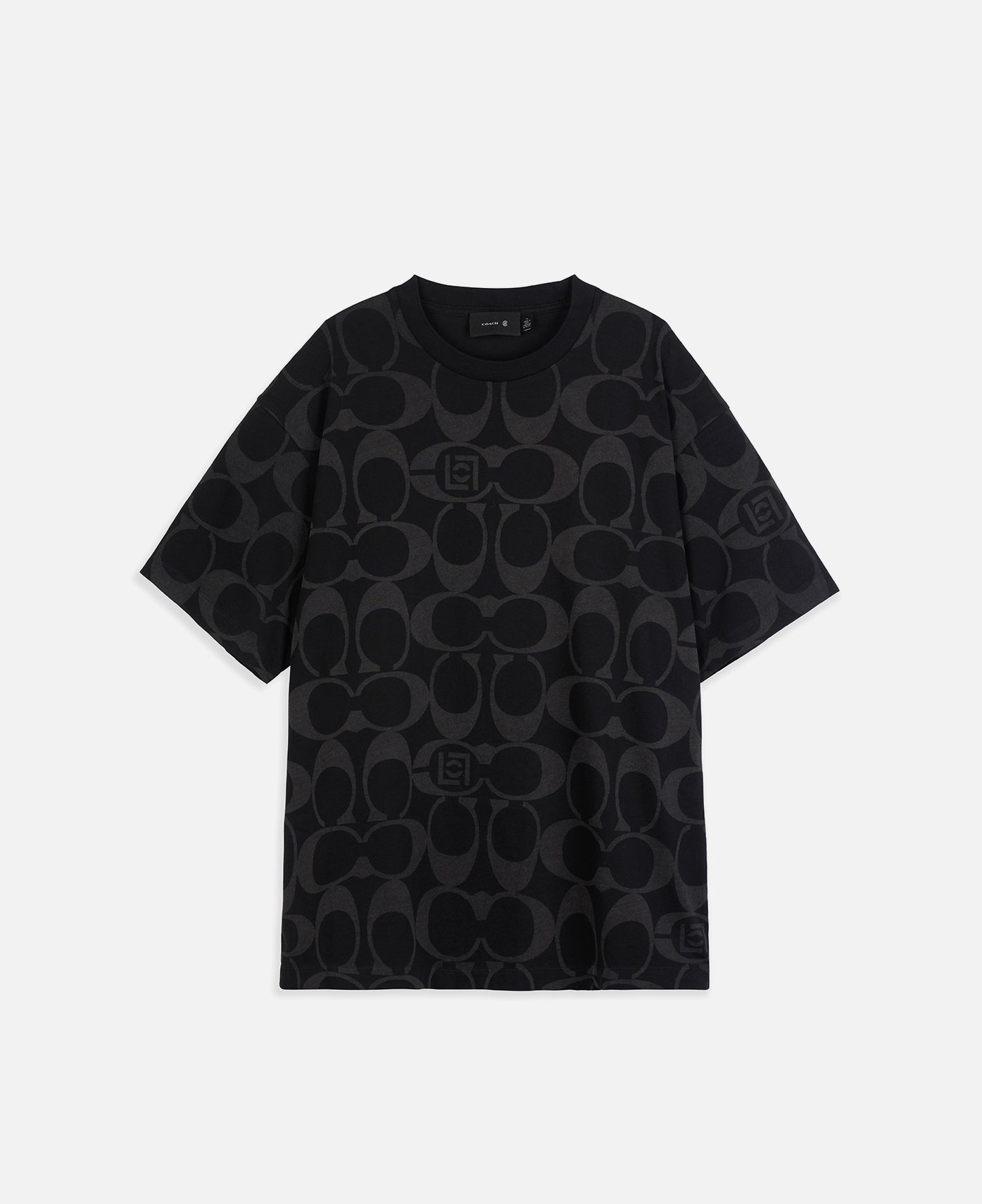 Coach Clot Signature Relaxed T-Shirt (Black)