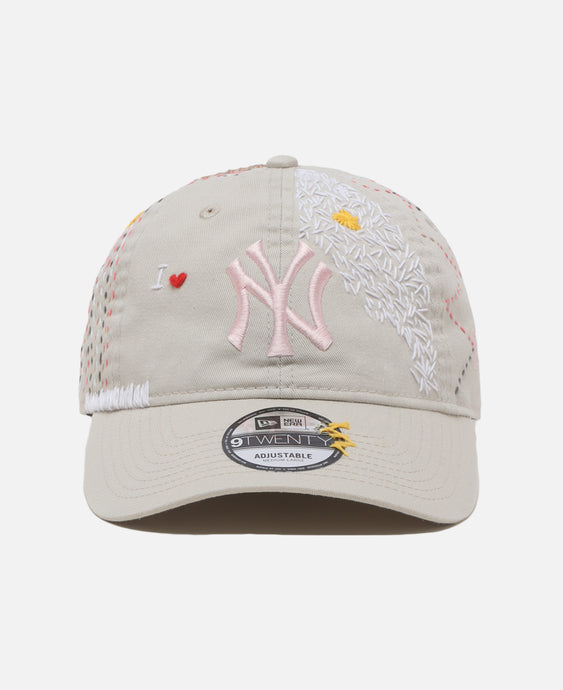 CLOT x SASHIKO GALS Baseball Cap (Beige)